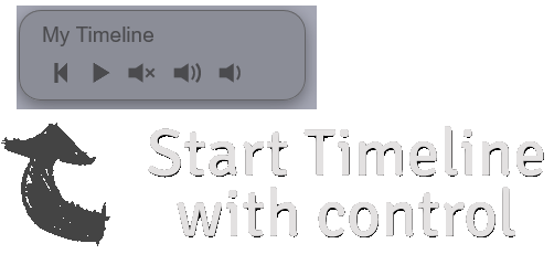 Start Timeline with control